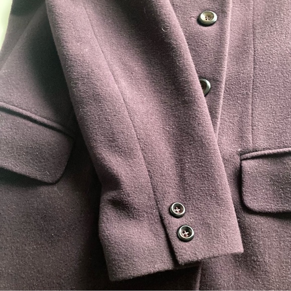 Vintage JAX Wool Cashmere Blend Classic Coat Size 6 - Picture 8 of 16
